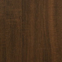 Scrivania Rovere Marrone 100x55x75 cm in Legno Multistrato 823031
