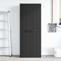 Armadio da Esterno Nero 65x37x165 cm in PPcod mxl 109786