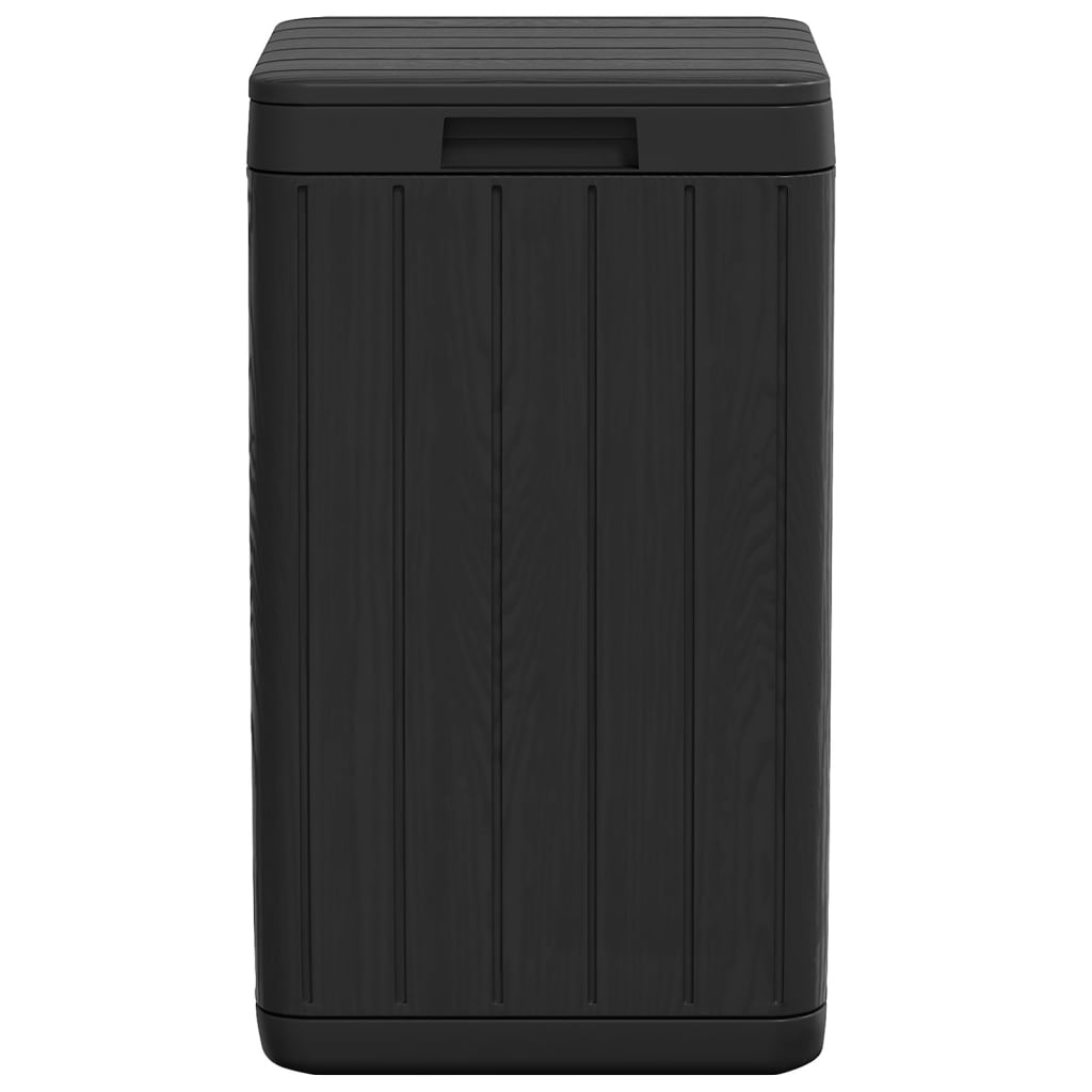 Cestino per Rifiuti da Esterno Antracite 38x38x65 cm in PP 364224