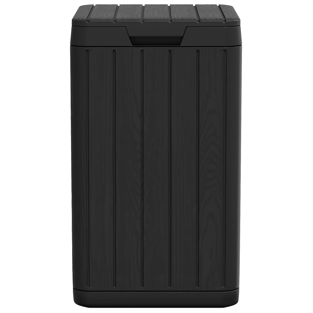 Cestino per Rifiuti da Esterno Antracite 38x38x65 cm in PP 364224