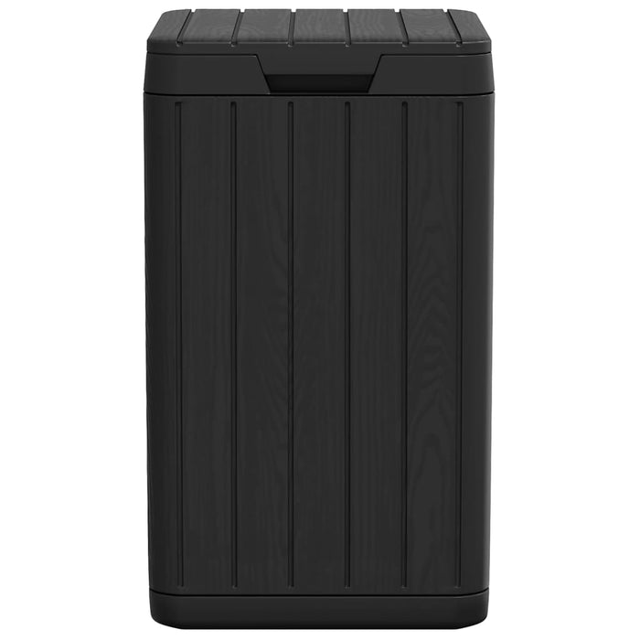 Cestino per Rifiuti da Esterno Antracite 38x38x65 cm in PP 364224