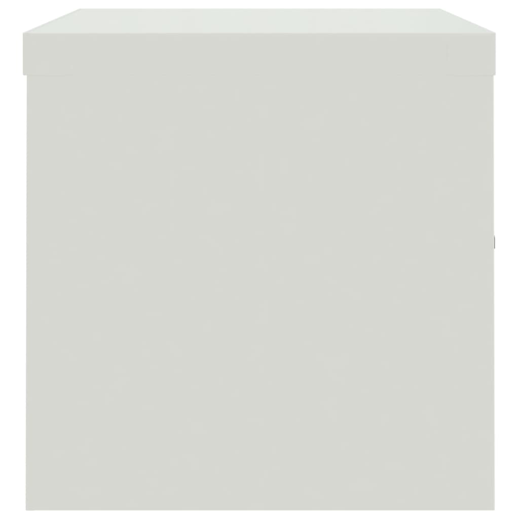 Armadio Classificatore Grigio Chiaro 90x40x40 cm in Acciaio 339717