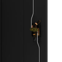 Armadio Classificatore Nero 90x40x70 cm in Acciaio 339722