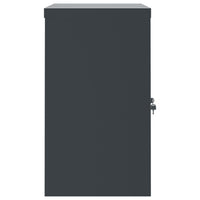Armadio Classificatore Antracite 90x40x70 cm in Acciaio