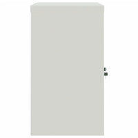 Armadio Classificatore Grigio Chiaro e Blu 90x40x70 cm Acciaio
