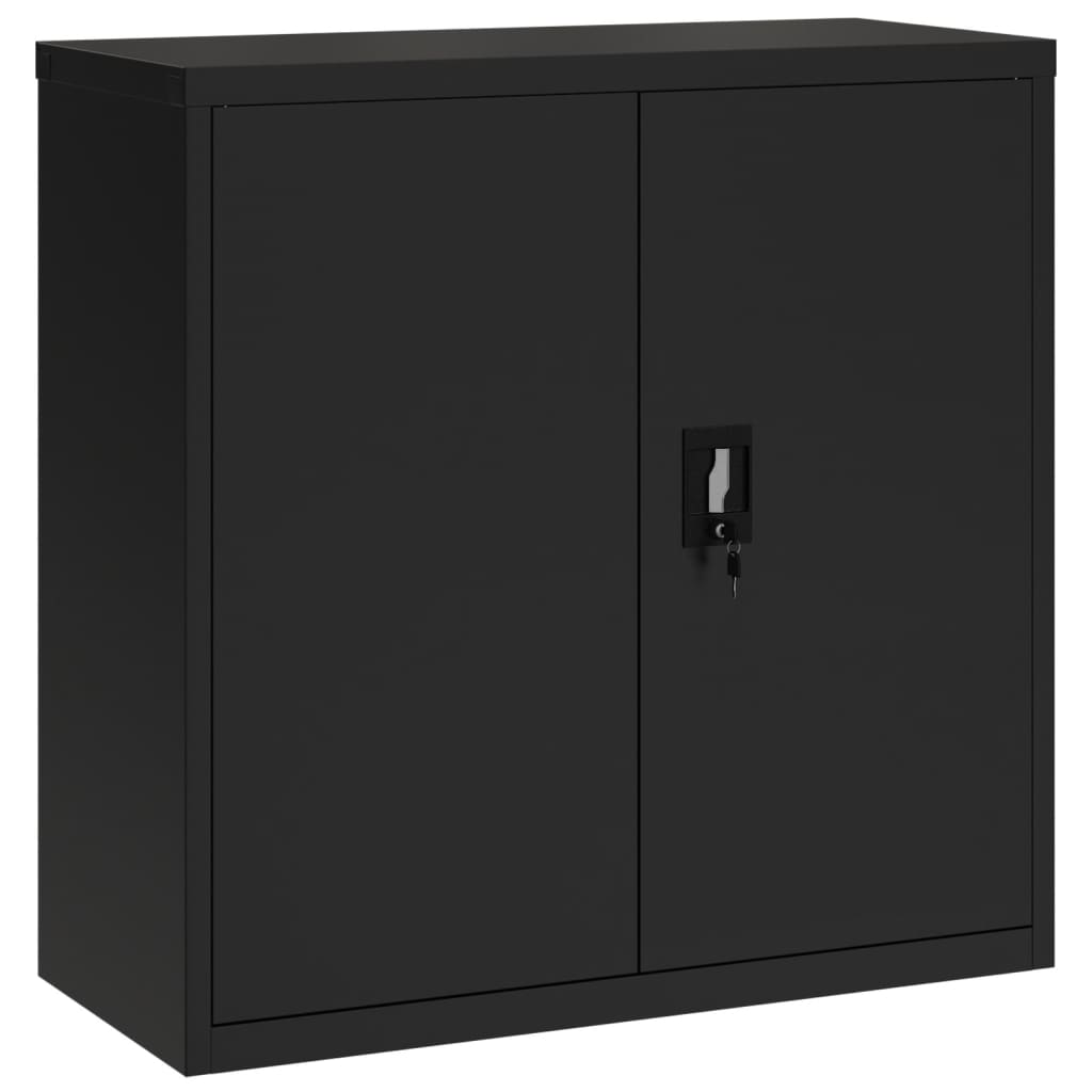Armadio Classificatore Nero 90x40x90 cm in Acciaiocod mxl 78222