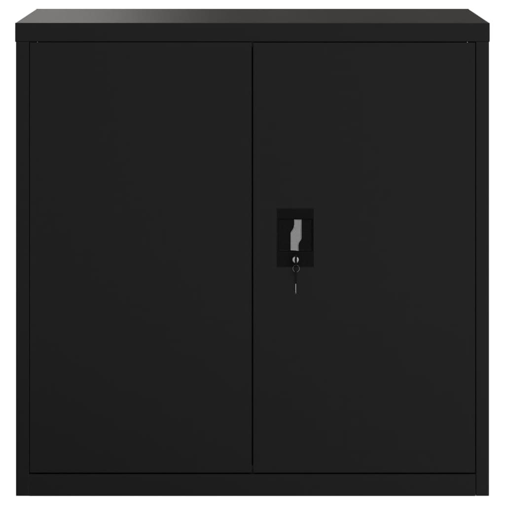 Armadio Classificatore Nero 90x40x90 cm in Acciaio 339730