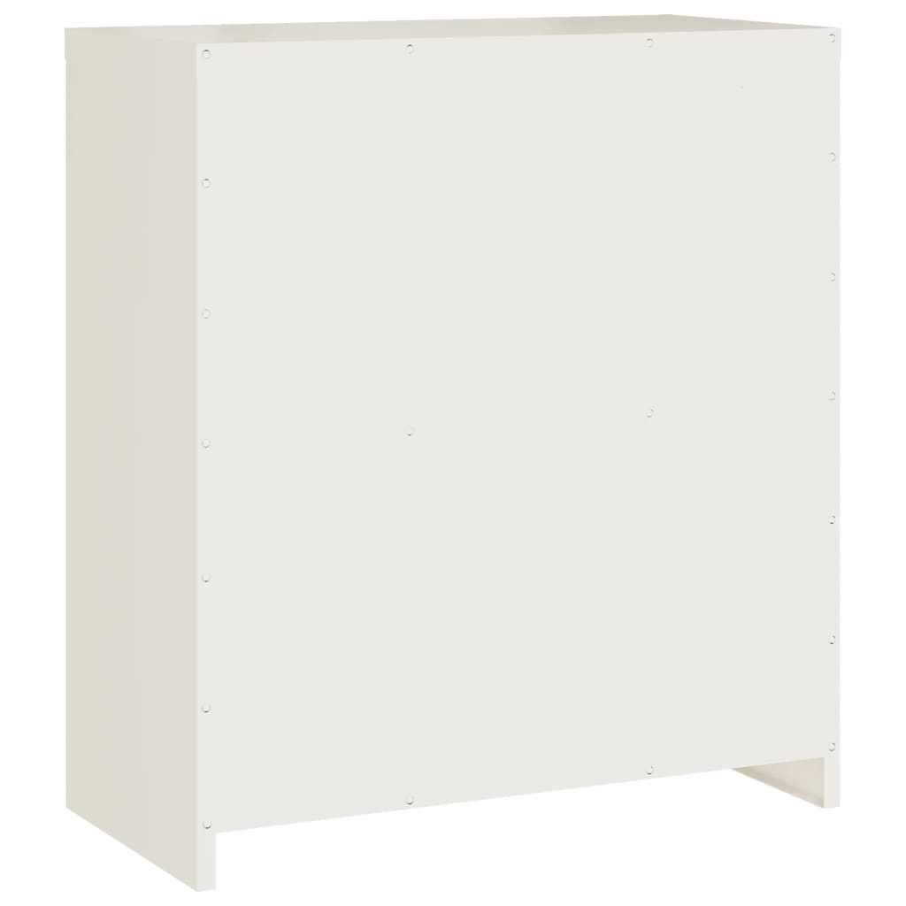 Armadio Classificatore Bianco 79x40x90 cm in Acciaio 339732