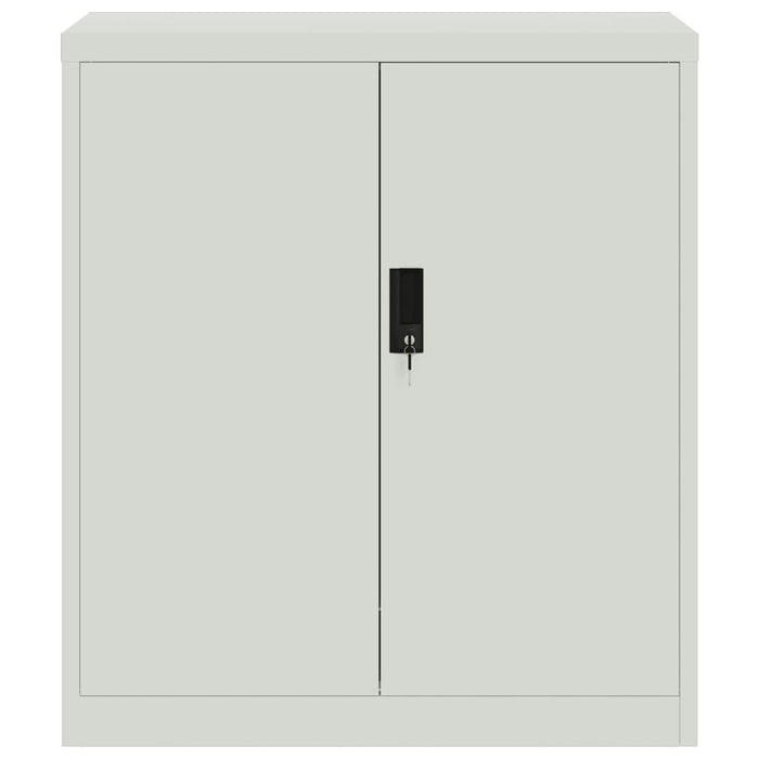 Armadio Classificatore Grigio Chiaro 79x40x90 cm in Acciaio 339733