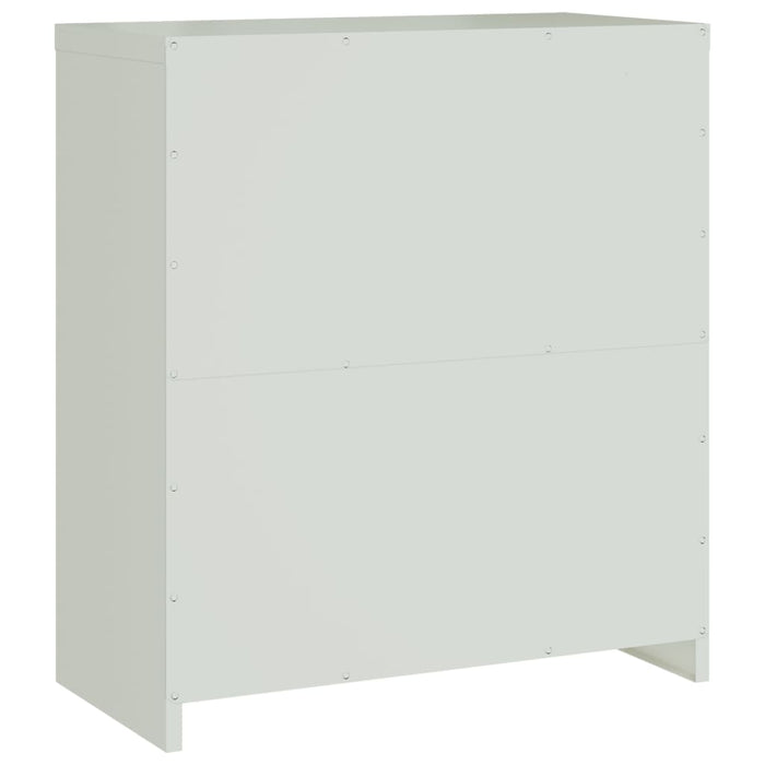 Armadio Classificatore Grigio Chiaro 79x40x90 cm in Acciaio 339733