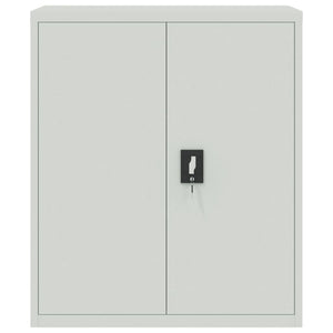 Armadio Classificatore Grigio Chiaro 90x40x105 cm in Acciaio 339737
