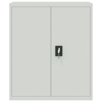 Armadio Classificatore Grigio Chiaro 90x40x105 cm in Acciaio