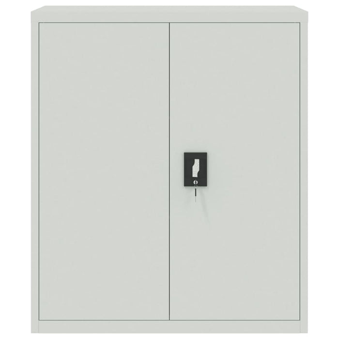 Armadio Classificatore Grigio Chiaro 90x40x105 cm in Acciaio