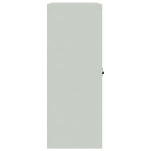 Armadio Classificatore Grigio Chiaro 90x40x105 cm in Acciaio