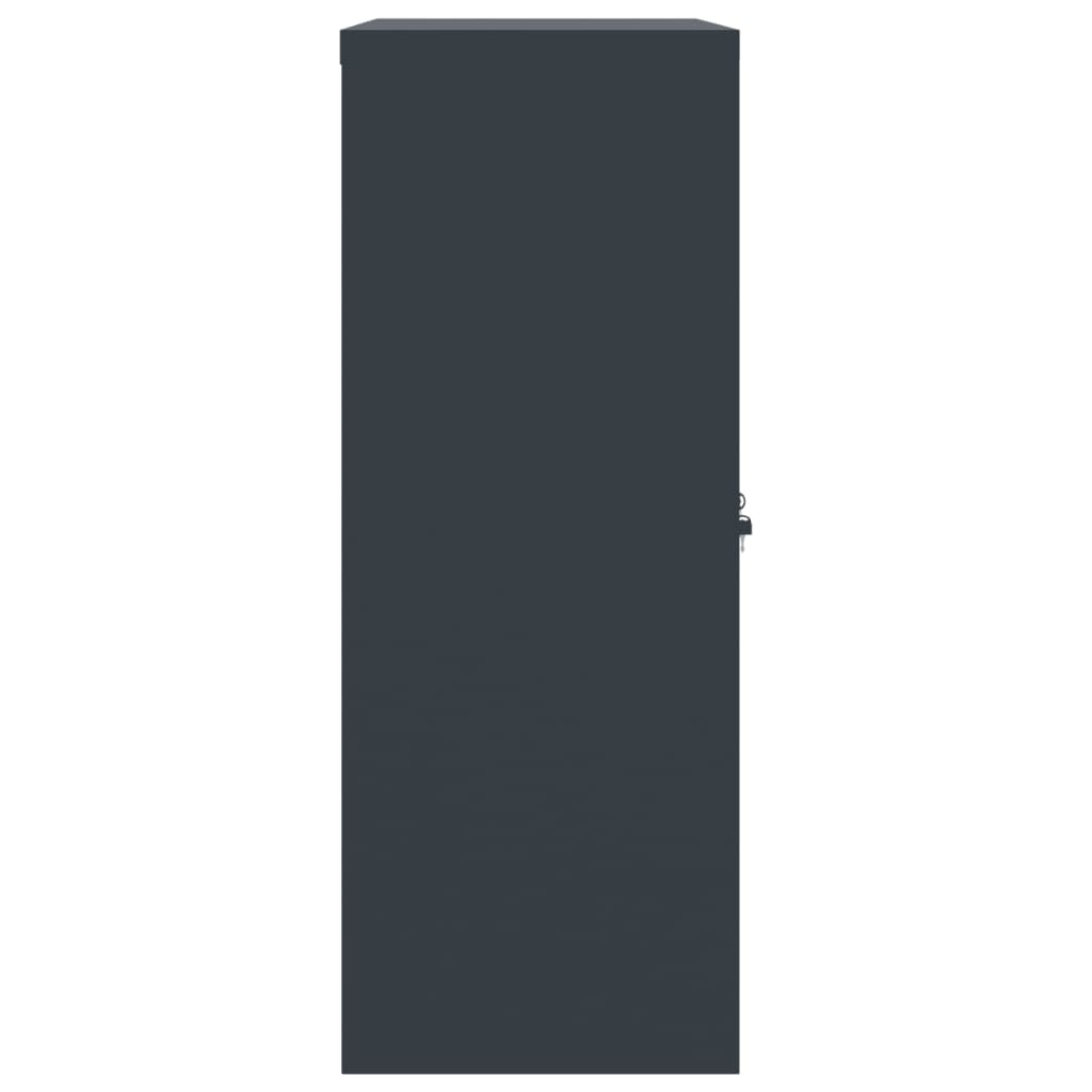 Armadio Classificatore Antracite 90x40x105 cm in Acciaio 339739