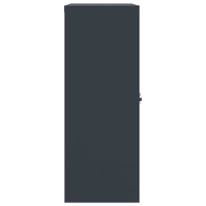 Armadio Classificatore Antracite 90x40x105 cm in Acciaio 339739