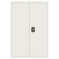 Armadio Classificatore Bianco 90x40x140 cm in Acciaio 339744