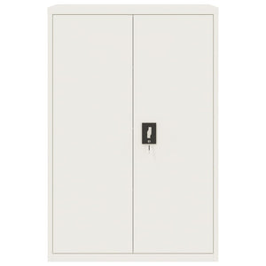 Armadio Classificatore Bianco 90x40x140 cm in Acciaio 339744