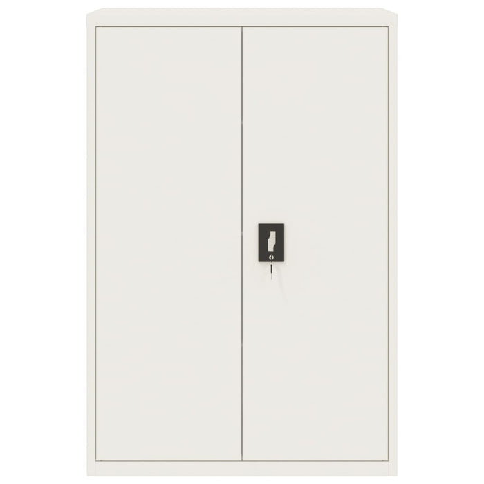 Armadio Classificatore Bianco 90x40x140 cm in Acciaio 339744
