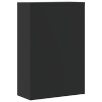 Armadio Classificatore Nero 90x40x140 cm in Acciaio 339746
