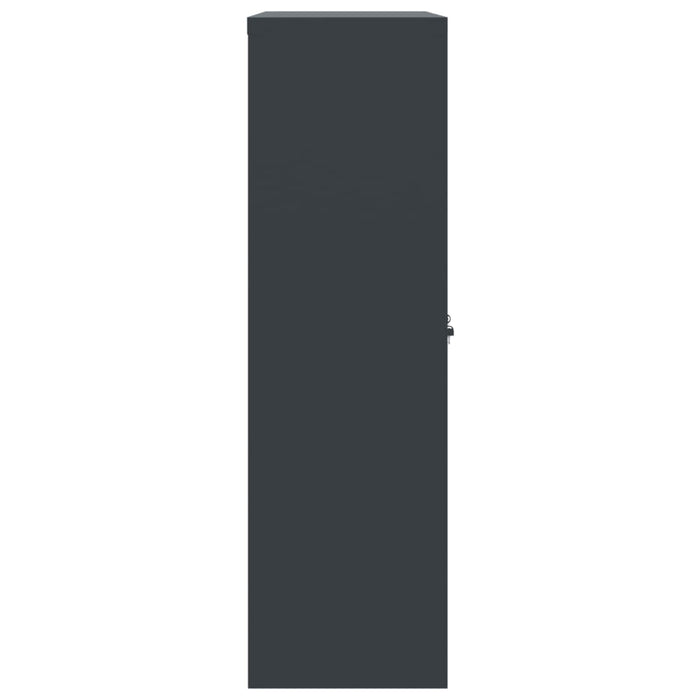 Armadio Classificatore Antracite 90x40x140 cm in Acciaio 339747