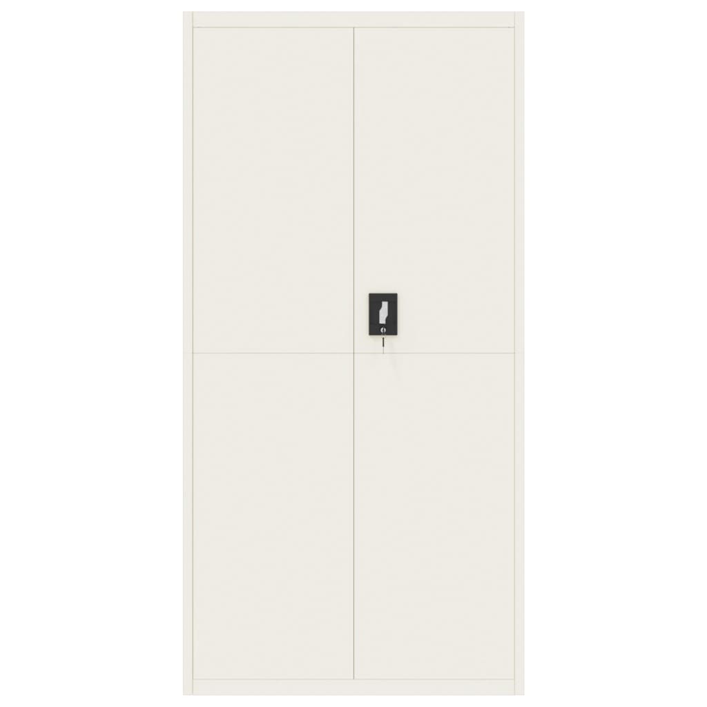 Armadio Classificatore Bianco 90x40x180 cm in Acciaio 339752