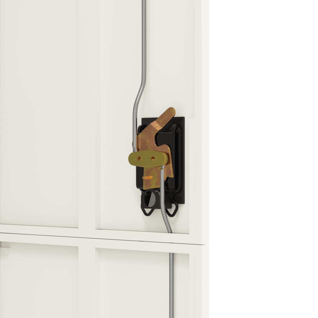 Armadio Classificatore Bianco 90x40x180 cm in Acciaio 339752