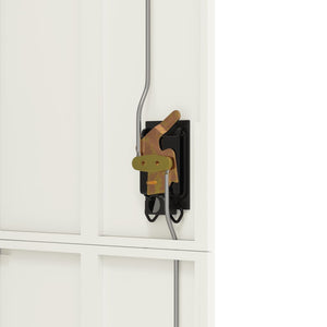 Armadio Classificatore Bianco 90x40x180 cm in Acciaio 339752