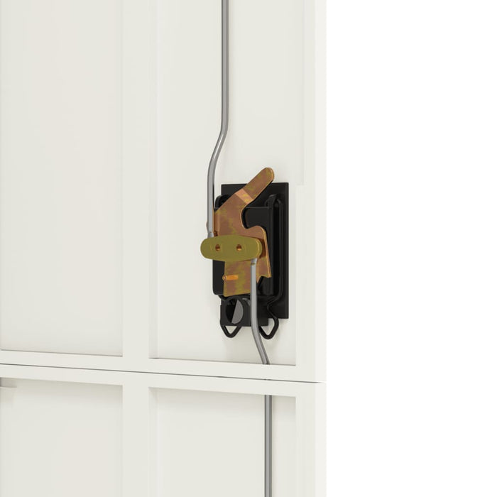 Armadio Classificatore Bianco 90x40x180 cm in Acciaio 339752