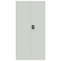 Armadio Classificatore Grigio Chiaro 90x40x180 cm in Acciaio 339753