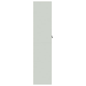 Armadio Classificatore Grigio Chiaro 90x40x180 cm in Acciaio 339753