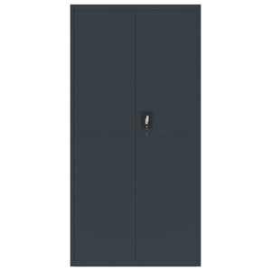 Armadio Classificatore Antracite 90x40x180 cm in Acciaiocod mxl 128013