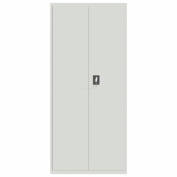 Armadio Classificatore Grigio Chiaro 90x40x200 cm in Acciaio 339761