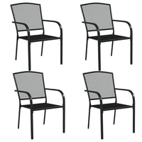 Set da Pranzo da Giardino 5 pz in Acciaio Antracite 3187970