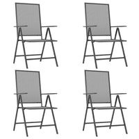 Set da Pranzo da Giardino 5 pz in Acciaio Antracite 3187982