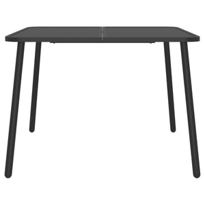 Set da Pranzo da Giardino 7 pz in Acciaio Antracite 3187990