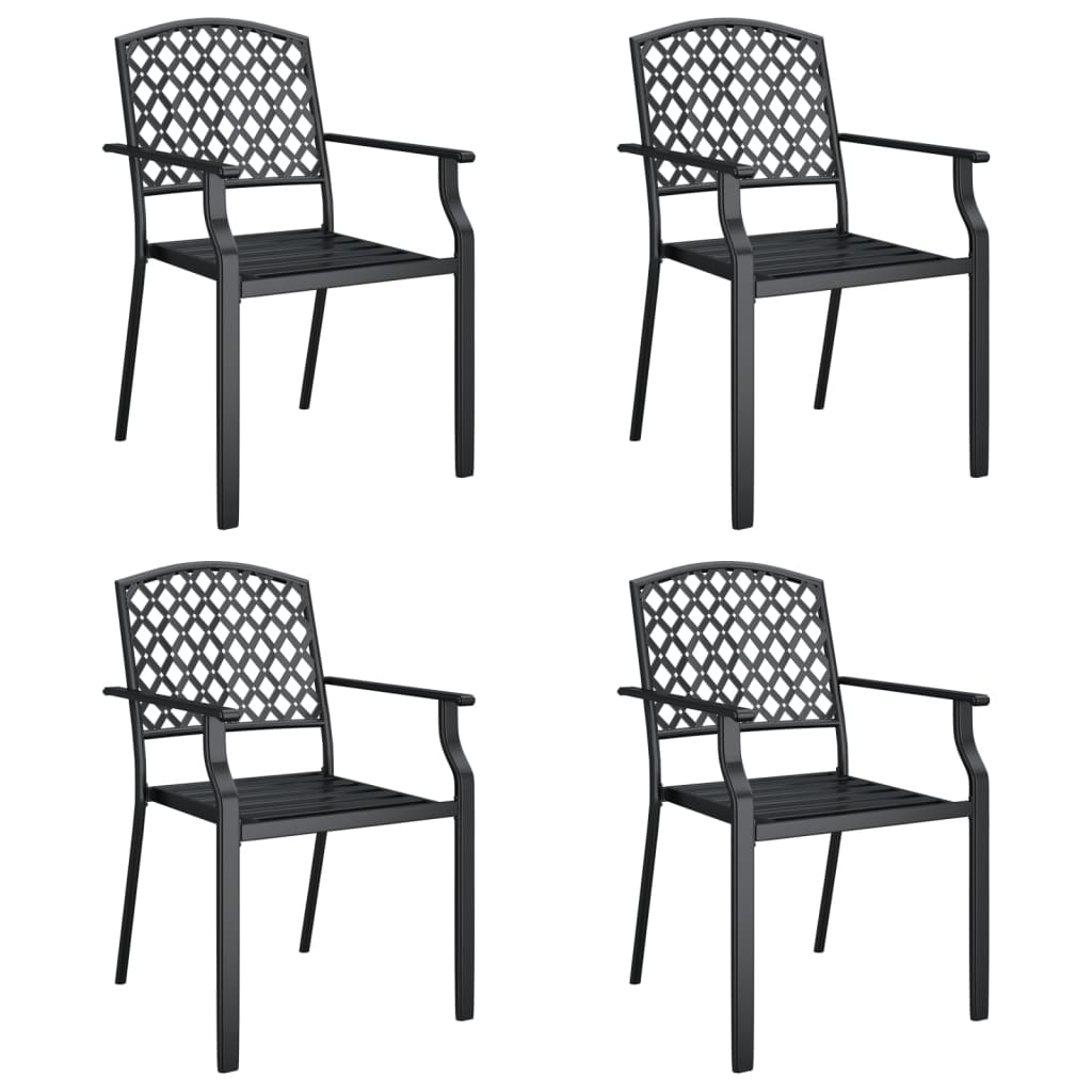 Set da Pranzo da Giardino 5 pz in Acciaio Antracite 3188000