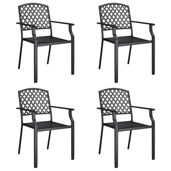 Set da Pranzo da Giardino 5 pz in Acciaio Antracite 3188000