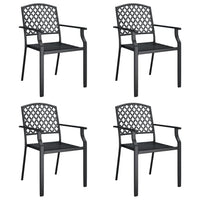 Set da Pranzo da Giardino 5 pz in Acciaio Antracite 3188000