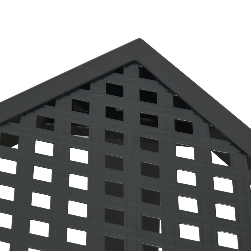 Set da Pranzo da Giardino 7 pz in Acciaio Antracite 3188003