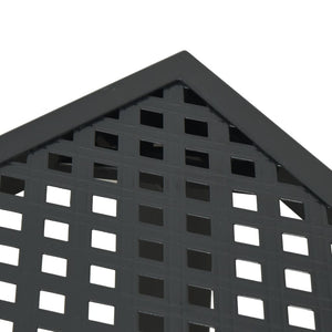 Set da Pranzo da Giardino 7 pz in Acciaio Antracite 3188003