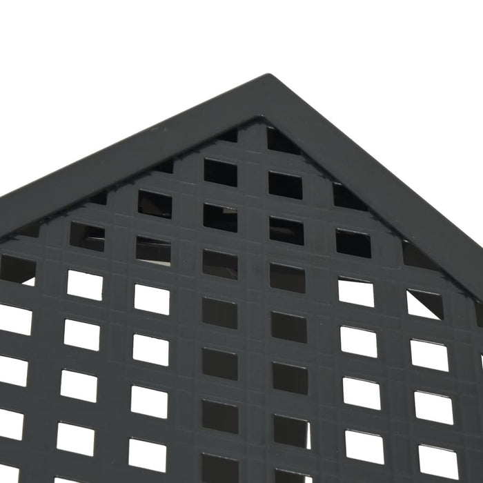 Set da Pranzo da Giardino 7 pz in Acciaio Antracite 3188003