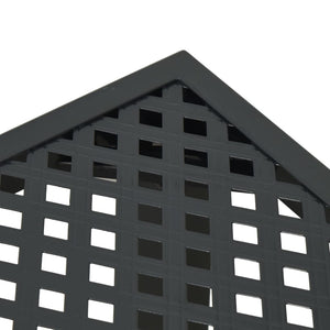 Set da Pranzo da Giardino 9 pz in Acciaio Antracite 3188006