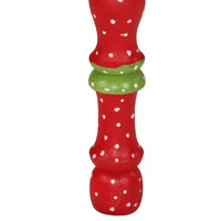 Tavolino Salotto-Tavolino da soggiorno-Tavolo Rosso Dipinto a Mano Legno Massello di Mango