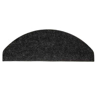 Tappetini Autoadesivi per Scale 10pz Antracite 65x22,5x3,5 cm