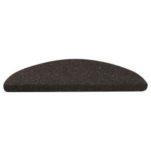 Tappetini Autoadesivi per Scale 10pz Neri 56x17x3 cm 355254