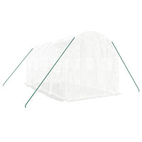 Serra con Telaio in Acciaio Bianco 8 m² 4x2x2 m 3188028