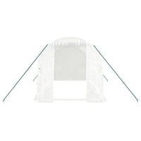 Serra con Telaio in Acciaio Bianco 8 m² 4x2x2 m 3188028