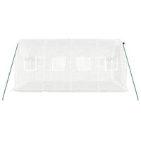 Serra con Telaio in Acciaio Bianco 8 m² 4x2x2 m 3188028