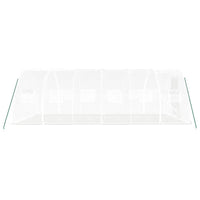 Serra con Telaio in Acciaio Bianco 18 m² 6x3x2 m 3188051